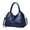 Dark Blue, variant on Tote Bags for Women Slouchy Leather Hobo Handbag Shoulder Top Handle Purse Retro Crossbody Satchel Bags