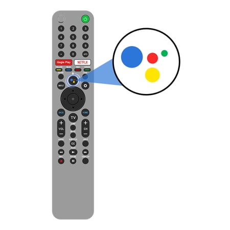 New RMF-TX600U Voice Replace Remote Control Fits for Sony LCD LED Bravia OLED 4K Ultra HD Smart TV XBR-55A9G XBR-55X850G XBR-55X950G XBR-55X950H KD75X75CH XBR-48A9S XBR-49X950H