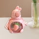 thumbnail image 5 of Botella de agua Zulema de conejo para niños hervidor deportivo 690ml con tubo jarra portátil Rosa, 5 of 8