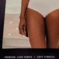 thumbnail image 3 of Carole Hochman Womens 5-Pack Midnight Hi-Cut Cotton Hipster Size: M, Color: Basic Multi, 3 of 4