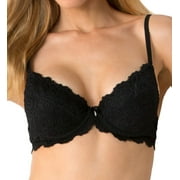 Women's Smart and Sexy 85046 Signature Lace Underwire Push Up Bra (Black 42D)