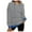 Blue, variant on Women's Hoodies Winter Fall Loose Hooded Long Sleeve Bubble Cuff Off the Shoulder Colorblock Stripe Pullover Cotton Sweatshirts Hoodies(Blue,S)