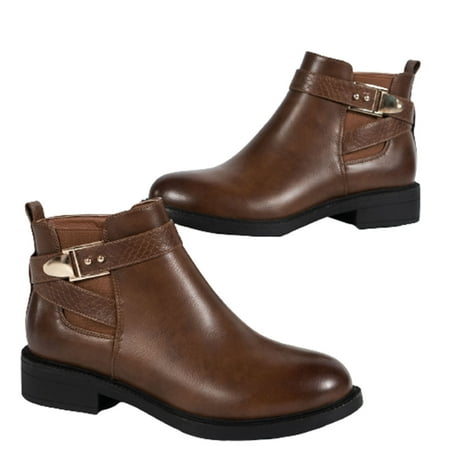 

Boots for Women Winter Thick Heel Round Toe Thick Sole Warm Ladies Fashion Casual Boots