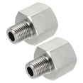thumbnail image 1 of Adaptador de manguito reductor hexagonal Uxcell 1/4 PT x 1/2 PT, 1 of 5