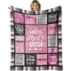 thumbnail image 1 of LHSHID Mom Blanket Gift for Mom for Mothers Day from Daughter Mom Gift from Son Best Mom Ever Pink Blanket for Sofa Bed Birthday for Mother from Son Daughter 50x60in, 1 of 5