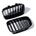 thumbnail image 6 of Astra Depot Glossy Black Dual Slats Kidney Grille Fit 1992-1996 BMW E36 316i 318i 320i 325i 328i M3 Pre-LCI, 6 of 7