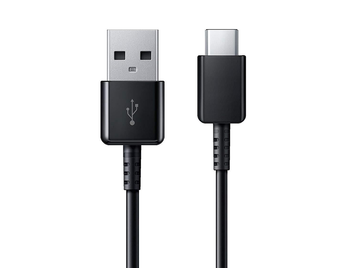 skrive kedel Ombord Authentic Samsung Galaxy S8 USB to Type-C Charging and Transfer Cable.  (Black / 4ft) (Bulk Packaging) - Walmart.com