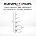 thumbnail image 3 of Proman Products Spine Decorative Wall Shelf, 3 of 7