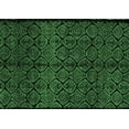 thumbnail image 1 of Ahgly Company Indoor Rectangle Abstract Emerald Green Modern Area Rugs, 6' x 9', 1 of 4