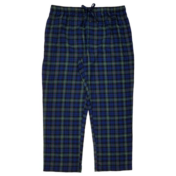 St. Johns Bay Mens Green Tartan Flannel Sleep Pants Pajama Bottoms X-Large