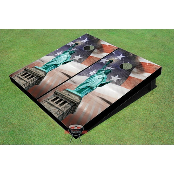 Statue Of Liberty Custom Cornhole Board