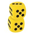 thumbnail image 2 of MLINS 2pcs Large Foam Dice For Kids Classroom Activities Party Games Big Eva Dice Set Foam Dice Prop Party Game Foam Dice For Interactive Learning And Entertainment, 2 of 6