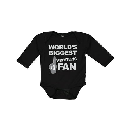 

Inktastic Wrestling Fan Sports Gift Baby Boy or Baby Girl Long Sleeve Bodysuit