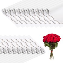 Uxcell Gift Bouquet Wrapping Paper, Waterproof Flower Wrapping Paper for Wedding DIY Packaging Craft White