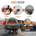 thumbnail image 3 of GenTent XL Open Frame Running Cover – Universal Kit for Extra Large Portable Generators - Flame Retardant, Waterproof Vinyl (Plus - Grey) Generator Tent, 3 of 7