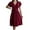 Red, variant on Spring Fashion!ChaoHeng Women Dresses under $10 Free Shipping Short Sleeve Dresses for Women 2025 Casual Fall Fashion Women's Solid Close Fitting Short Sleeve V-Neck Knee-High Dress