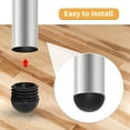 thumbnail image 6 of Flyshop 8PCS 2-3/8", 60 mm Round Tube Inserts Plastic Plugs Chair Leg Furniture Glides for Stool Leg Black Pipe Tubing End Caps, 6 of 6
