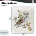 thumbnail image 4 of Stupell Industries Traditional Owl Among Autumn Leaves Canvas Art, 16 x 20, by CAD Designs, 4 of 8