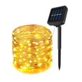 thumbnail image 3 of Guirnalda de luces LED solares para exteriores, 42 m, guirnalda de luces LED para jardín, resistente al agua, decoración navideña para patio, 3 of 5