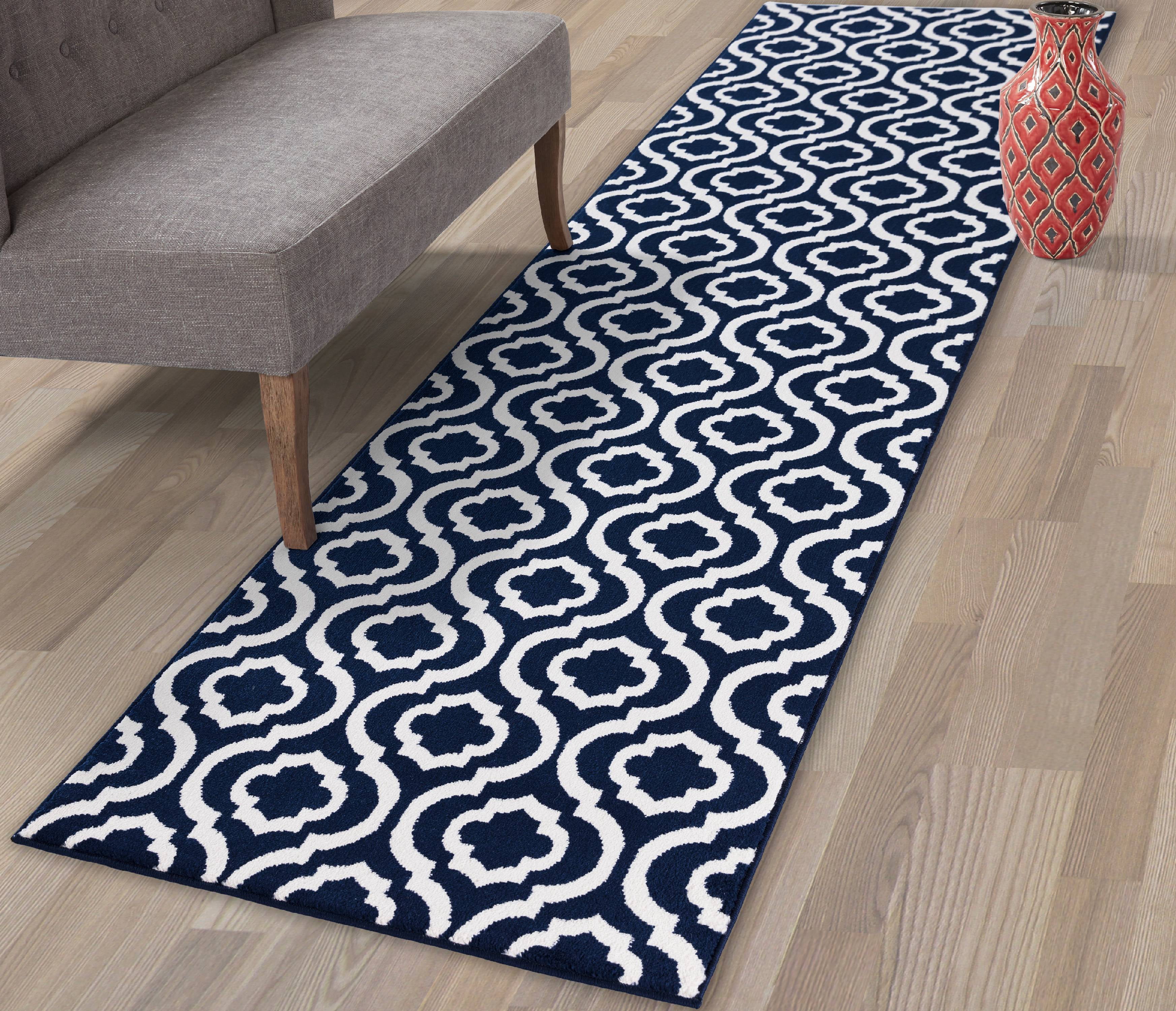 Diagona Designs Contemporary Geometric Moroccan Trellis Design Area Rug