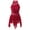 Burgundy, variant on Venjoe Kids Girls Sequins Lyrical Ballet Dance Dress Halter Cutout Back Modern Dancing Costume Tulle Orange 6