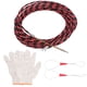 thumbnail image 2 of Enhebrador de Alambre de Resorte Eléctrico Cinta Pescadora Enhebrador de Alambre Eléctrico Cabeza Plana Guía de Cable Manual HerramientA Extractora para Instalación de Cableado, 2 of 7