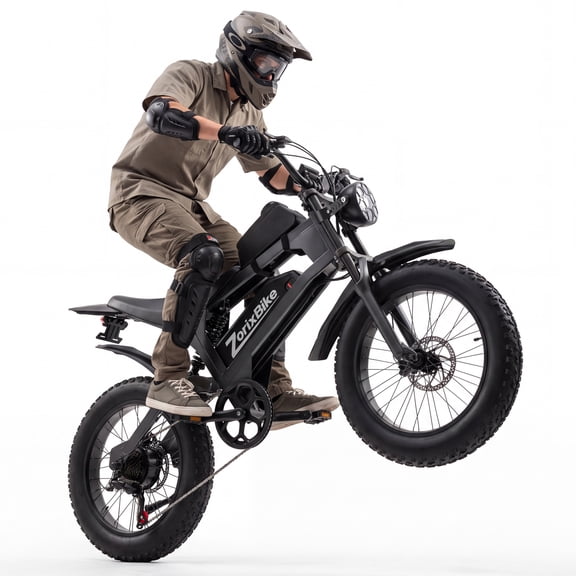 ZorixBike Electric Bike for Adults, 750W Motor 28MPH Ebike,20"x 4" Fat Tire E Mountain Bike,48V 15.6AH Battery 70 Miles, UL2849 Certified