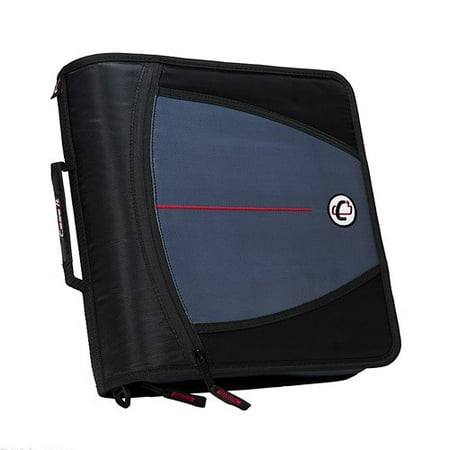 Case it D-146 3-Ring Zipper Binder (color may vary)