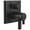 Matte Black, variant on Delta T27t999 Pivotal 17T Series Thermostatic Valve Trim - Lumicoat Chrome