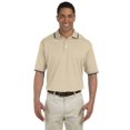 thumbnail image 1 of Devon & Jones Men's Tipped Perfect Pima Interlock Polo, 1 of 2