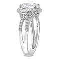 thumbnail image 3 of Everly Women's Created Sapphire 10k White Gold Ring, 3 of 8