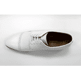 thumbnail image 5 of Men's Antonio Cerrelli White Faux Leather Laced Dress Shoes 7052, 5 of 5