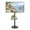 Black, variant on Rolling TV Stand for 10-46 Inch TVs, Small Mobile TV Cart with Shelf and Hidden Wheels, Modern Floor Mobile TV Stand for Living Room, Height Adjustable,Max VESA 200x200mm (White)
