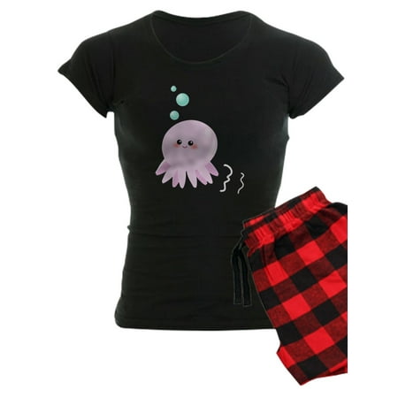 

CafePress - Cute Pink Octopus Pajamas - Women s Dark Pajamas