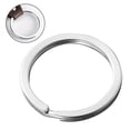 thumbnail image 2 of OULII 60Pcs Metal Key Holder Assorted Colors Flat Split Rings Secure Stainless Steel Key Rings, 2 of 5