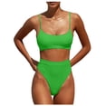 thumbnail image 1 of YDLCAFD Easter Womens High Waisted Swimsuits Bottom Padded Bathing Suits Bikini Sets Top Two Piece Swimwear, 1 of 7