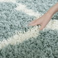 thumbnail image 3 of Kingfisher Lane Light Blue Shag Rug - 6' x 9', 3 of 3