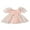 Pink, variant on Bagilaanoe Newborn Baby Girl Summer Rompers Dress Short Puff Sleeve Bodysuits 3M 6M 12M 18M 24M Infant Tulle Patchwork A-line Dresses
