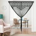 thumbnail image 3 of Nvzi cortinas de macramé con encaje para puerta, divisor de ambientes, panel de ventana hippie,cortinas decorativas para puerta de armario, 39 × 79 pulgadas, color blanco, 3 of 4