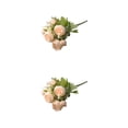 thumbnail image 2 of Inteprter Ramo de flores artificiales de peonía, flores artificiales para fiesta en casa, toque Real al aire libre para , oficina, fiesta, Type2 NO2, 2 of 6