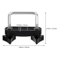 thumbnail image 5 of WEUVEB car roof fixing accessory Cargo Carrier U Clamps Metal 2pcs for SUV Roof, 5 of 8