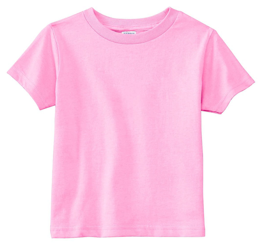 Rabbit Skins - Rabbit Skins RS3301 Toddler Jersey T-Shirt - Pink - 3T ...