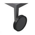 thumbnail image 2 of Meridian Furniture Nizuc Black Fabric Outdoor Patio Mesh Chaise Lounge Chair, 2 of 12