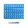thumbnail image 1 of kurtrusly Fondant Mold Chocolate Ice Cube Maker Non-stick Pastry Making Silicone Mould Baking Tool, Blue, 1 of 1