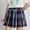 Purple, variant on HAOTAGS Girls Uniform Skirts,High Waisted Athletic School Uniform Skater Skirt Khaki 6