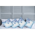 thumbnail image 2 of Ambesonne Flower Throw Pillow Cover 4 Pack, Orchids Nature, 24", Blue and Purple, 2 of 7