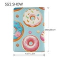 thumbnail image 3 of Pofeuu Colorful Donut Print Travel Document Organizer Passport Holder Men Women for Family (6.5 in x 4.5 in),Wallet Holder Credit Card Clutch Bag Case, 3 of 5