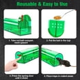 thumbnail image 3 of 4 Pcs Humane Mouse Traps No Kill, Live Mouse Trap, Reusable Mice Trap Catch for House & Outdoors, 3 of 8