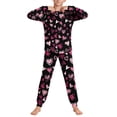 thumbnail image 4 of BLVB 2 Piece Boys Girls Valentine's Day Pajamas Kids Long Sleeve Top and Pants Pajamas Pjs Sleepwear Set for Kids 5-14 Years, 4 of 7
