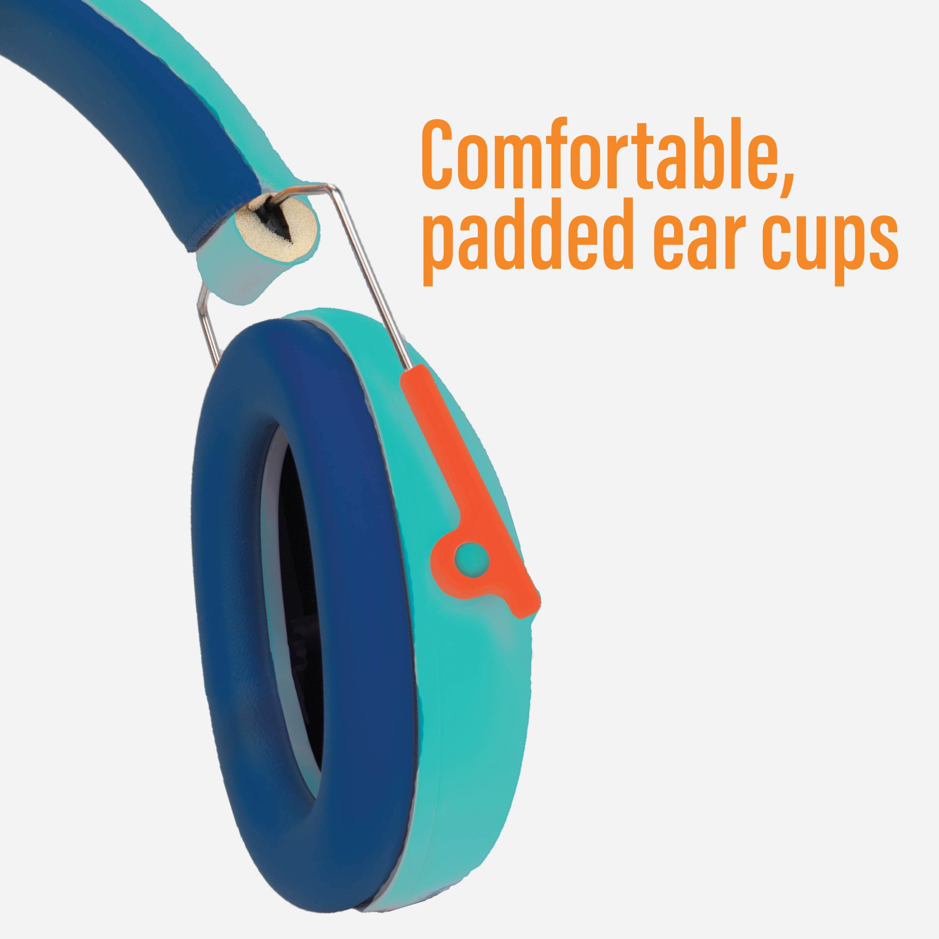 Allen Company Kids Shooting Ear Muffs, Nrr 23 Db, Blue, 0.53 lb, 2237A